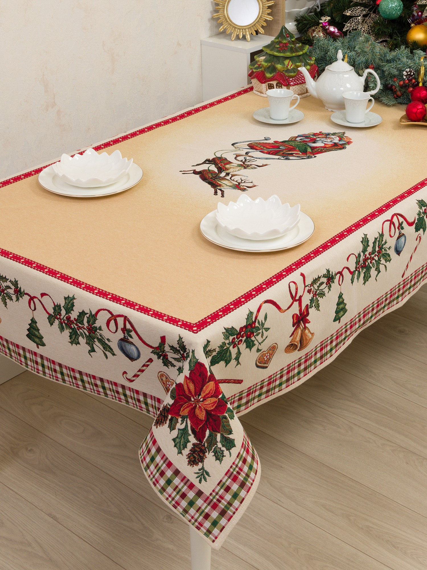 Скатреть гобеленовая 140Х220 99307-220